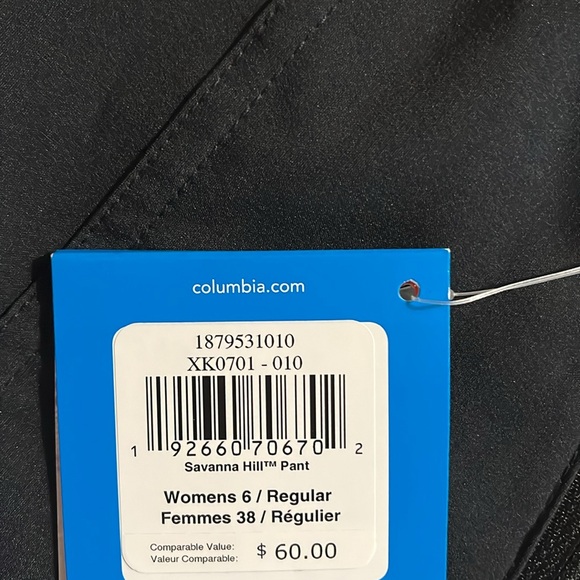 NWT Columbia Savanna Hill Straight Leg Pants - Picture 4 of 8